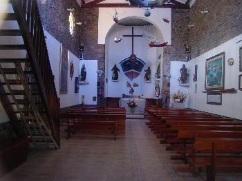 L'intérieur de l'église de San Juan de Gaztelugatxe