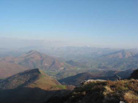 Panorama depuis les crêtes d'Iparla