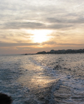 Lever de soleil sur le bassin d'Arcachon