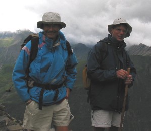 Richard et Jean-Louis à la Hourquette de Chermentas