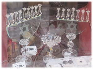 chandeliers de verre