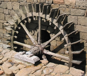 Roue du moulin de Bréhat