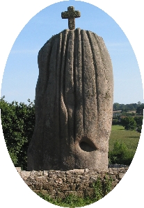 Le menhir christianisé