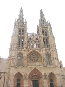 Façade de la cathédrale de Burgos