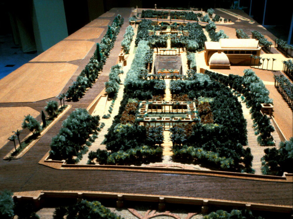 maquette bofill jardin turia