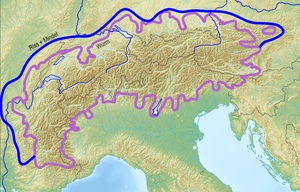 sp Map of Alpine Glaciations