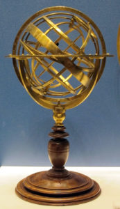 Carlo plato sfera armillare roma 1578