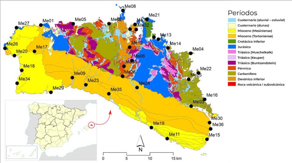 Minorque geologie