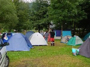Tentes mouillées