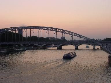 La Seine près de la gare d'Austerlitz