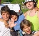 Jonathan, Anna, Sammy et Manon